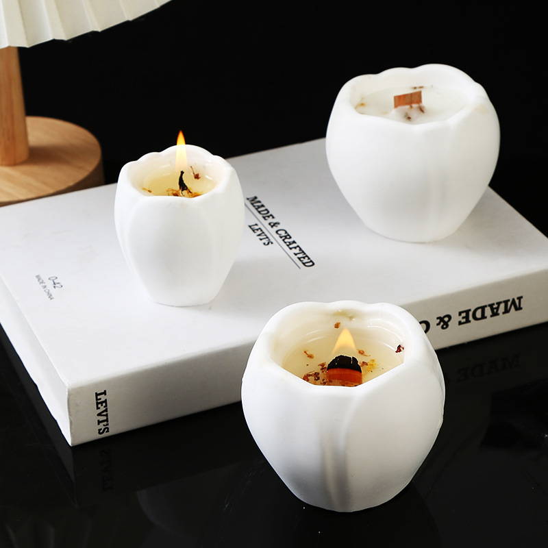Soy Candle Fragrance Oil - 홈 데코용 아로마테라피 캔들, 튤립 모양,