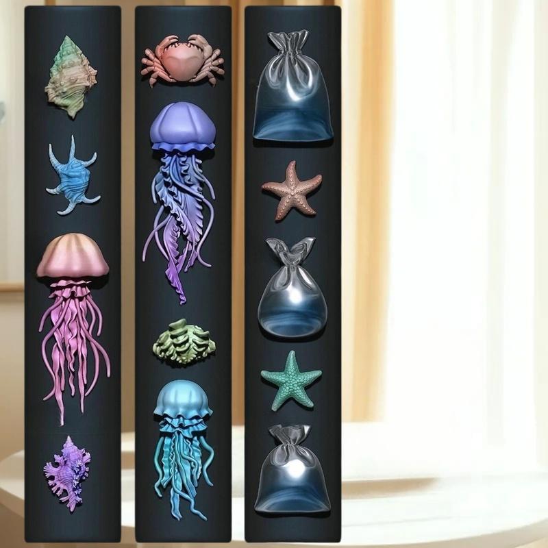 Art Craft Jellyfish - 투명 실리콘 몰드로 DIY 조개, 불가사리,