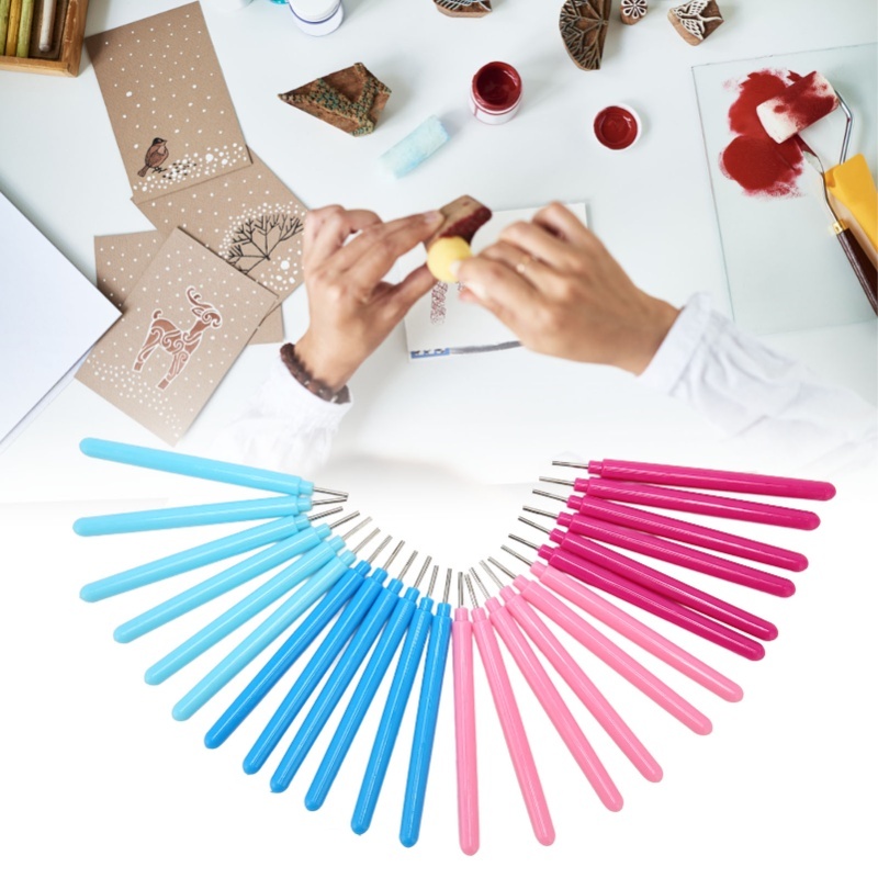 24pcs 종이 퀼링 도구 4 색 편안한 그립 DIY  - Art Craft Tools 리뷰 및 가격