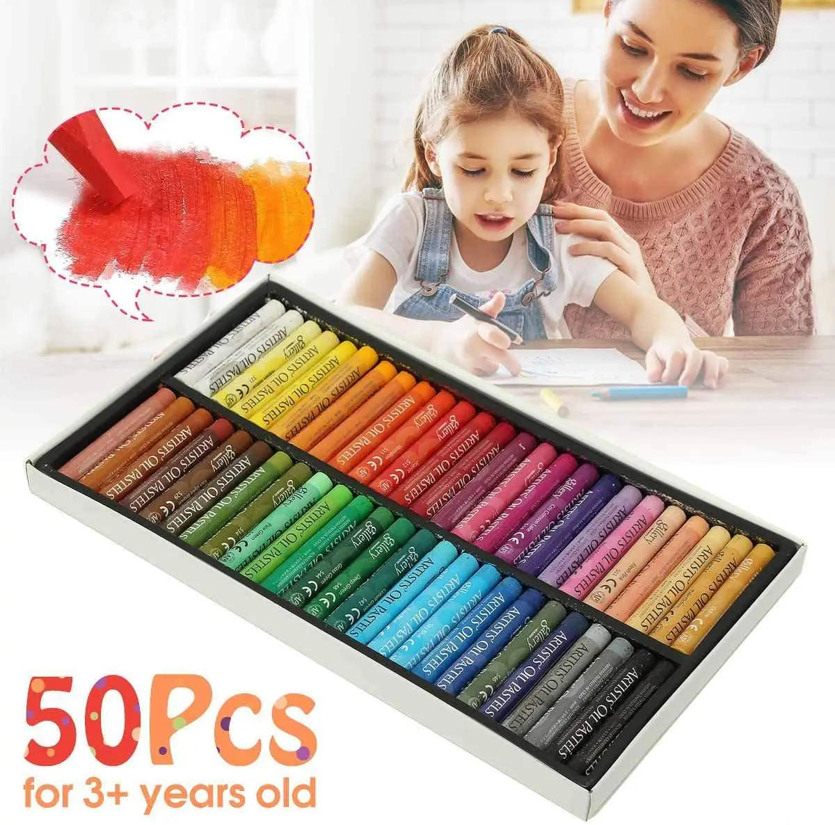 MUNGYO 아티스트 오일 파스텔 세트 12/25/50 - Chalk Pastel Set 리뷰 및 가격
