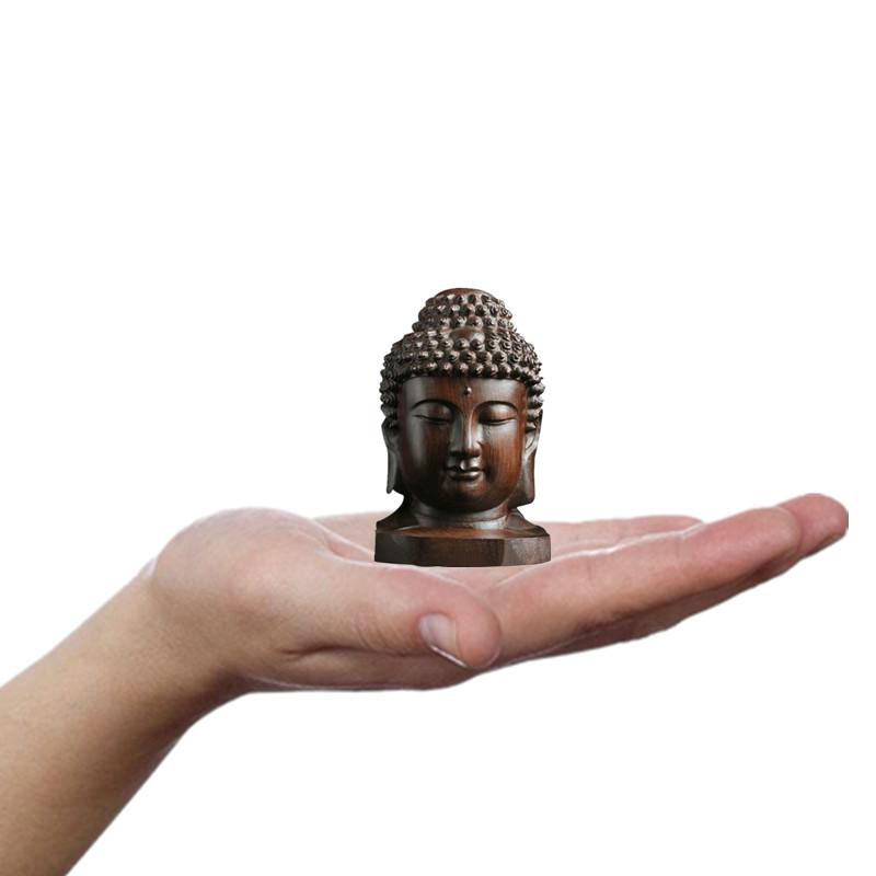 1/2pcs 나무 석가모니 동상 6cm 크리 에이 티브 - Art Craft India 리뷰 및 가격