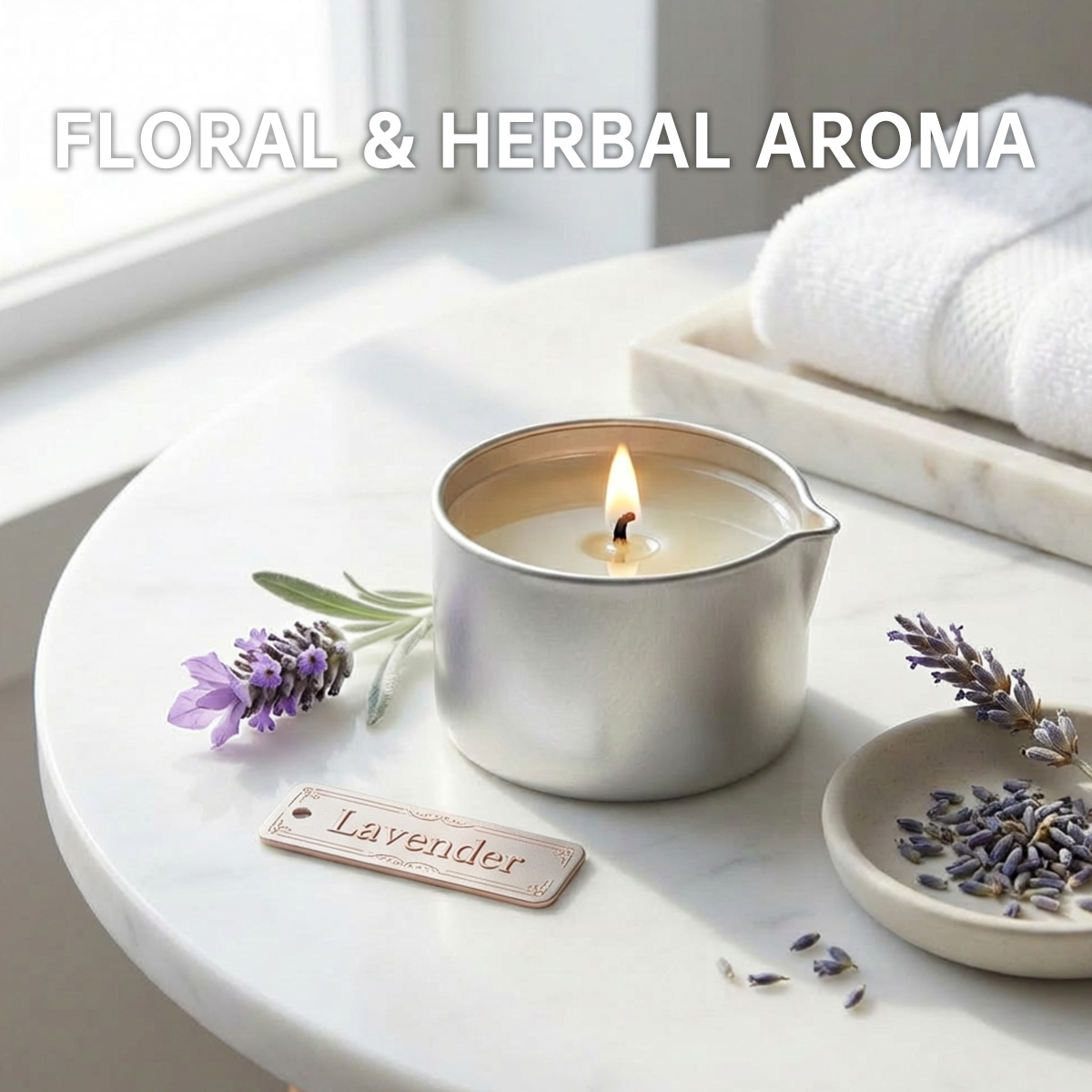 마사지 오일 캔들 라벤더 2온스 아로마테라피 캔들 소이 - Soy Candle Fragrance Oil 리뷰 및 가격
