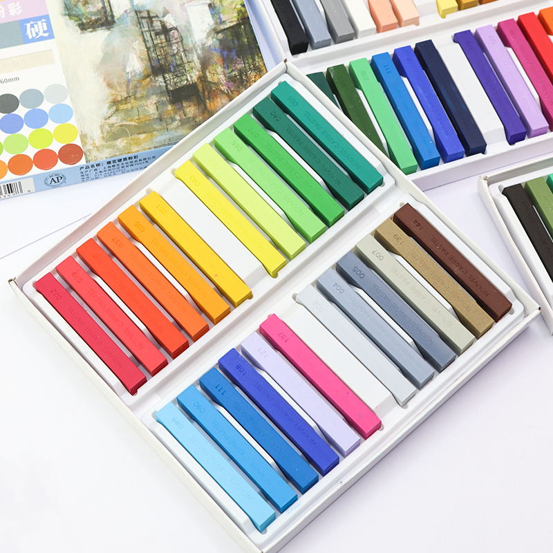 사쿠라 하드 파스텔 크레용 12/24 색 전문 드로잉  - Chalk Pastel Set 리뷰 및 가격