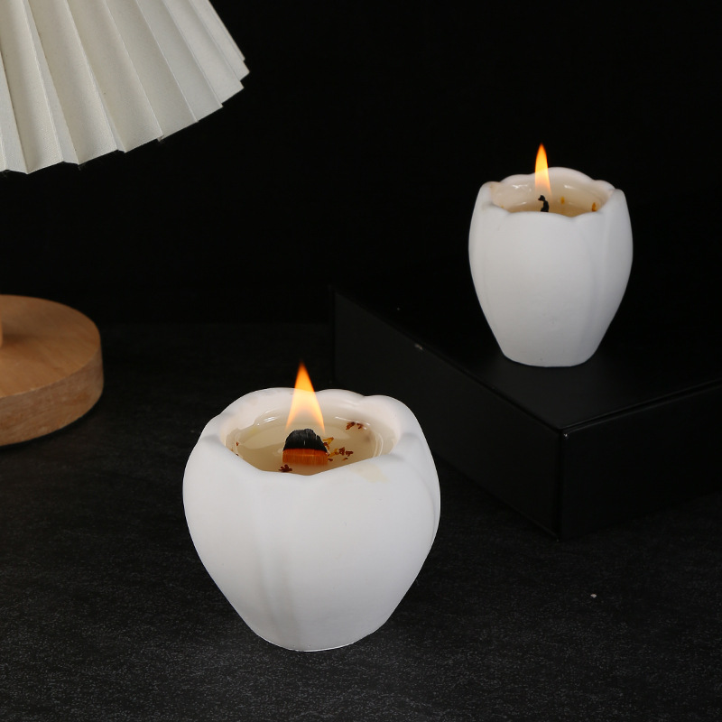 홈 데코용 아로마테라피 캔들, 튤립 모양, 오래 지속되 - Soy Candle Fragrance Oil 리뷰 및 가격