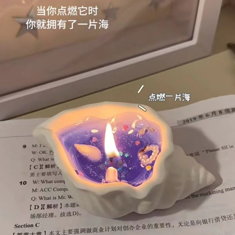 고체 에센셜 오일 왁스 멜트, 독창적인 조개 모양 양초 - Soy Candle Fragrance Oil 리뷰 및 가격