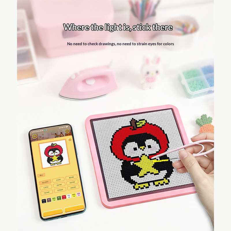 LED 지능형 펄러 비드 페그보드 앱 컨트롤 스마트 라 - Art Craft App 리뷰 및 가격