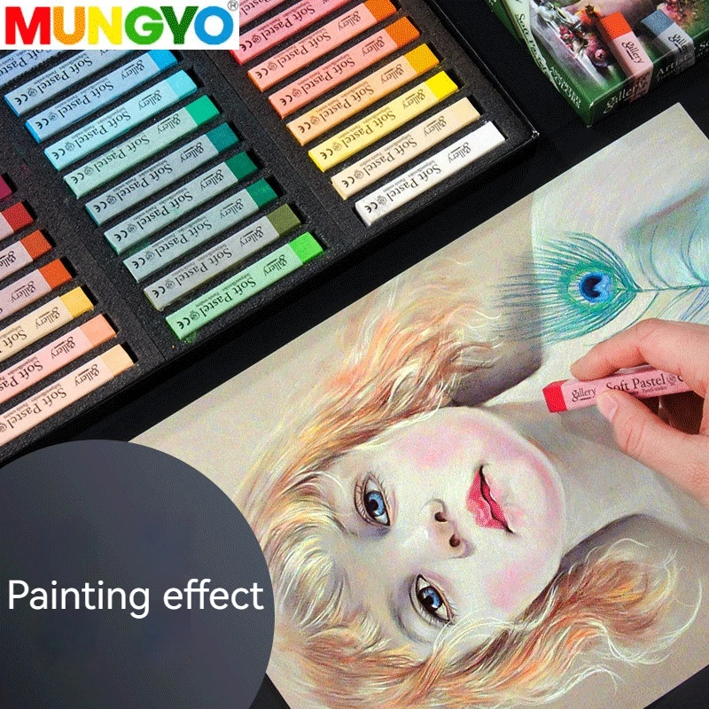 MUNGYO 부드러운 파스텔 초크 스틱 크레용, 무독성 - Chalk Pastel Set 리뷰 및 가격