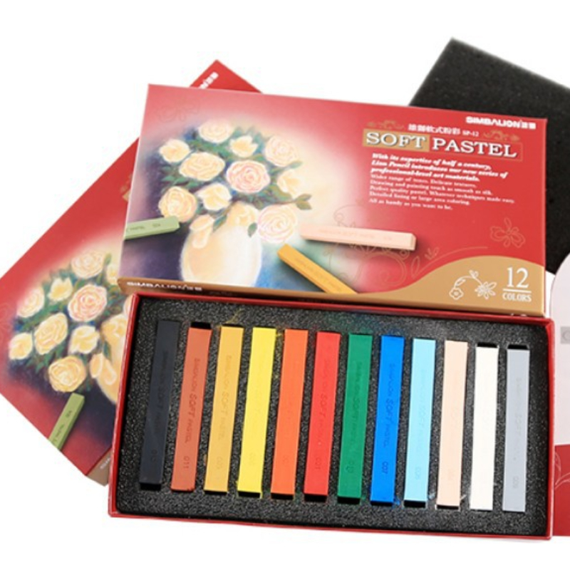 학생용 소프트 컬러 초크 파우더 스틱 세트, 아티스트  - Chalk Pastel Set 리뷰 및 가격